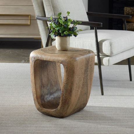   Modern European furniture - Washed Suar Wood Accent Stool - www.oroa.com | Oroa.com