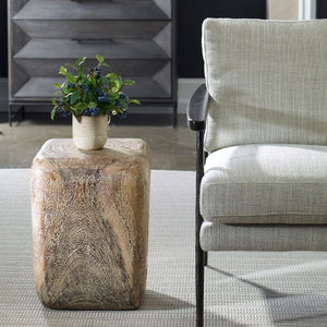   Modern European furniture - Washed Suar Wood Accent Stool - www.oroa.com | Oroa.com