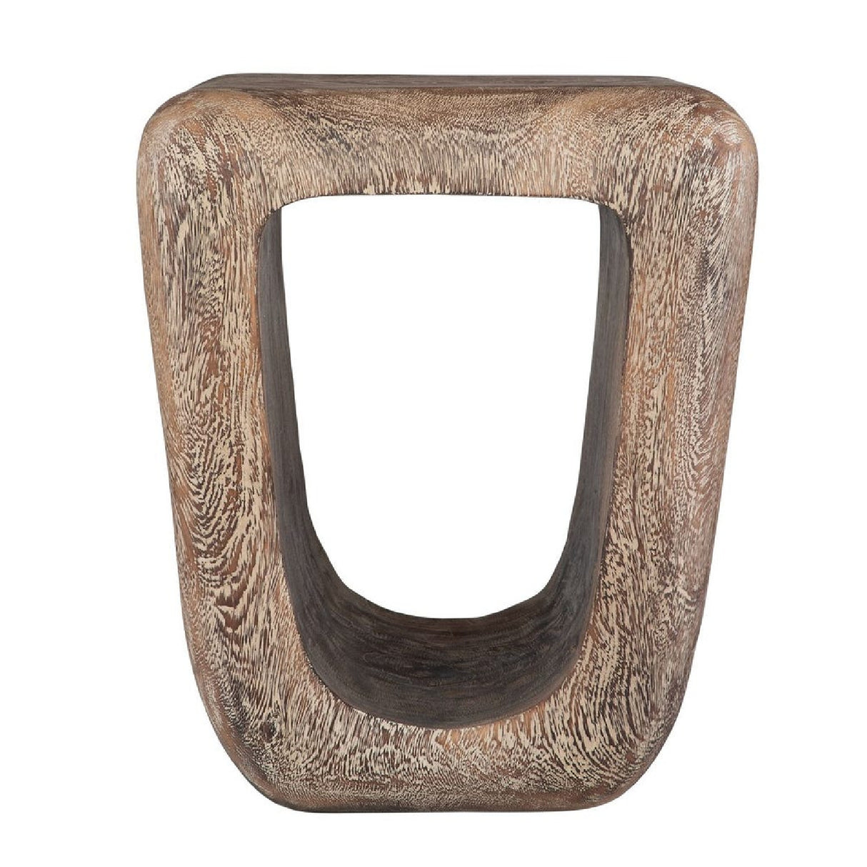   Modern European furniture - Washed Suar Wood Accent Stool - www.oroa.com | Oroa.com