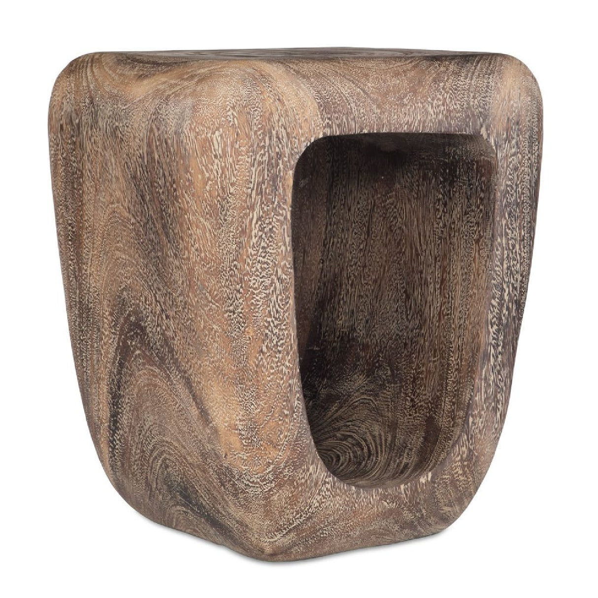   Modern European furniture - Washed Suar Wood Accent Stool - www.oroa.com | Oroa.com