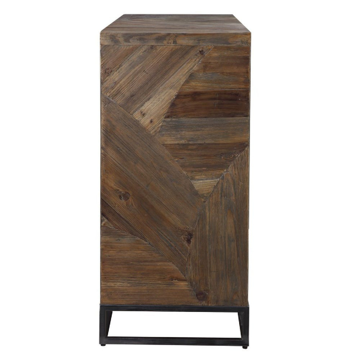   Modern European furniture - 2-Door Marquetry Wooden Cabinet - www.oroa.com | Oroa.com