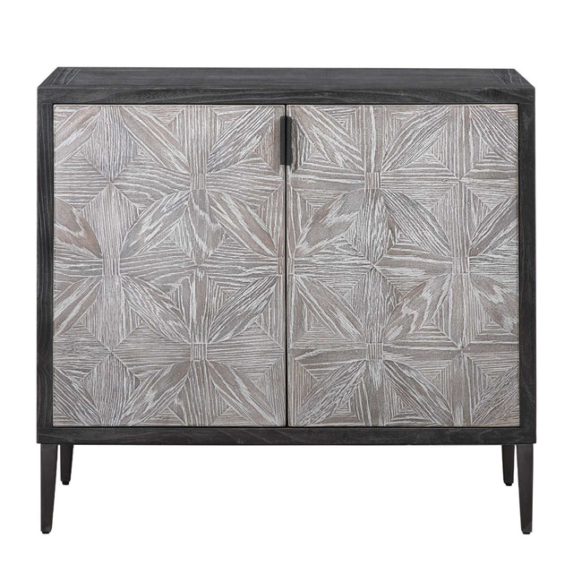 Modern European furniture - Oak Mosaic 2-Door Cabinet - www.oroa.com