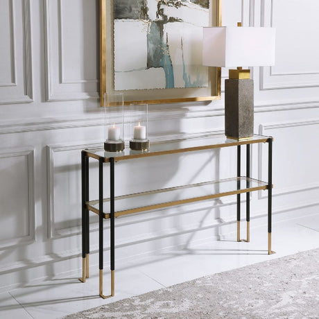   Modern European furniture - Gold Leaf Console Table  - www.oroa.com | Oroa.com