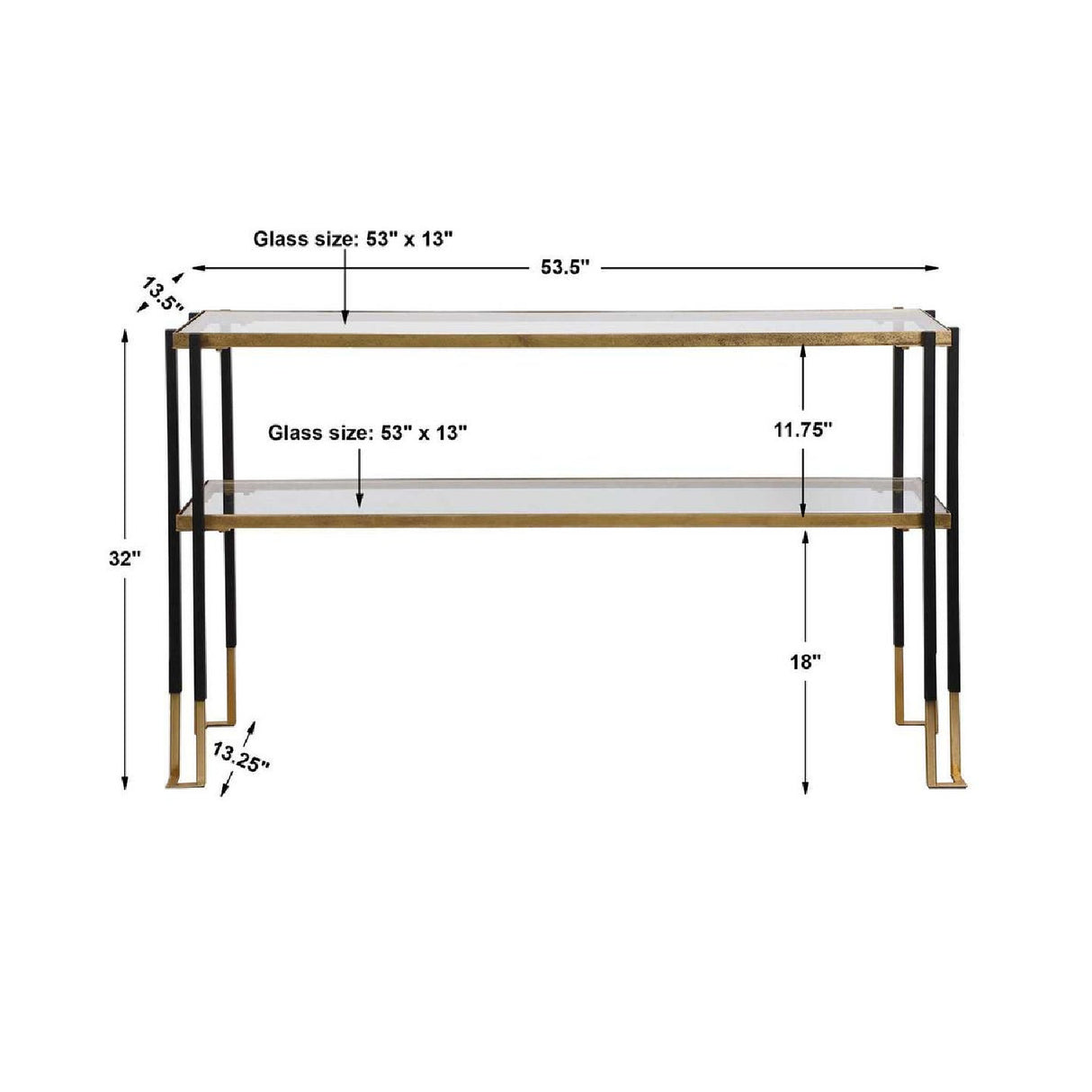   Modern European furniture - Gold Leaf Console Table  - www.oroa.com | Oroa.com