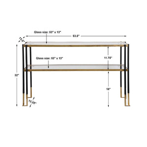   Modern European furniture - Gold Leaf Console Table  - www.oroa.com | Oroa.com