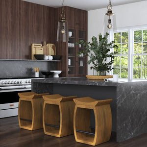   Modern European furniture - Elm Wood Counter Stool  - www.oroa.com | Oroa.com