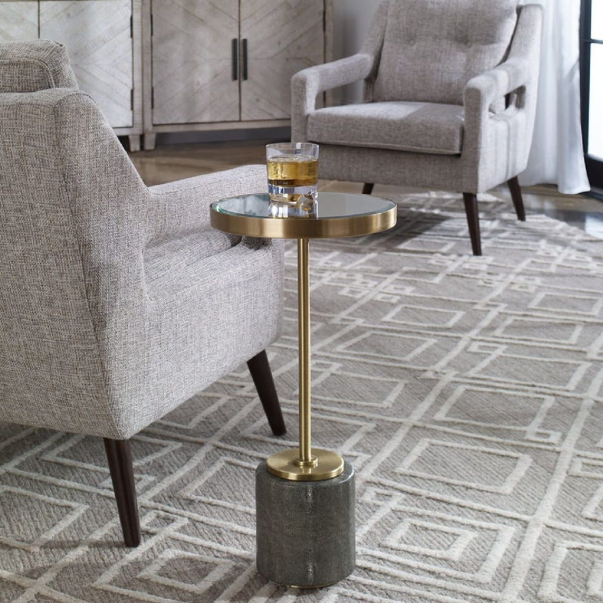   Shagreen Base Drink Table | Oroa.com