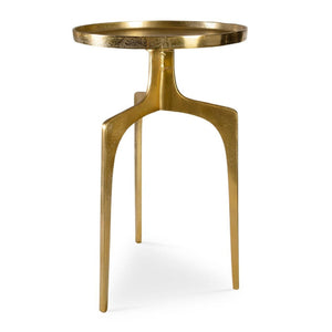   Round Cast Aluminum Accent Table | Oroa.com