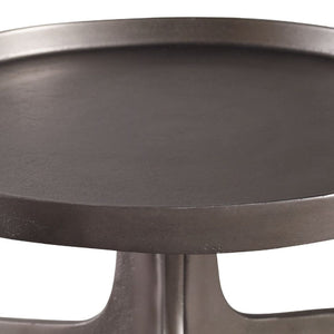   Round Cast Aluminum Accent Table | Oroa.com