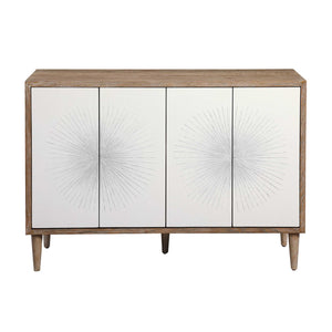   Modern European furniture - White Starburst 4-Door Cabinet - www.oroa.com | Oroa.com