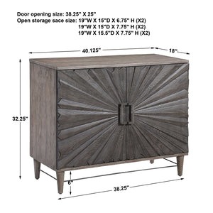   Modern European furniture - Oak Starburst 2-Door Cabinet - www.oroa.com | Oroa.com