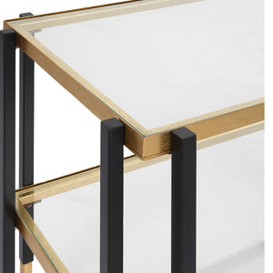   Two-Toned Iron Side Table | Oroa.com