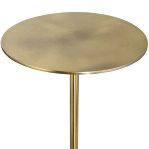   Gold Pedestal Drink Table | Oroa.com