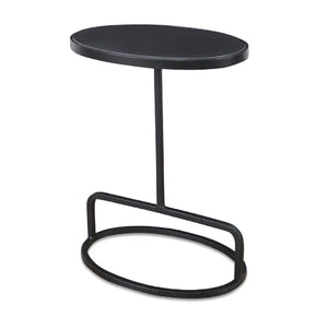   Iron Base Oval Accent Table | Oroa.com