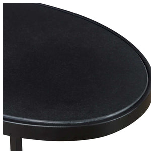   Iron Base Oval Accent Table | Oroa.com