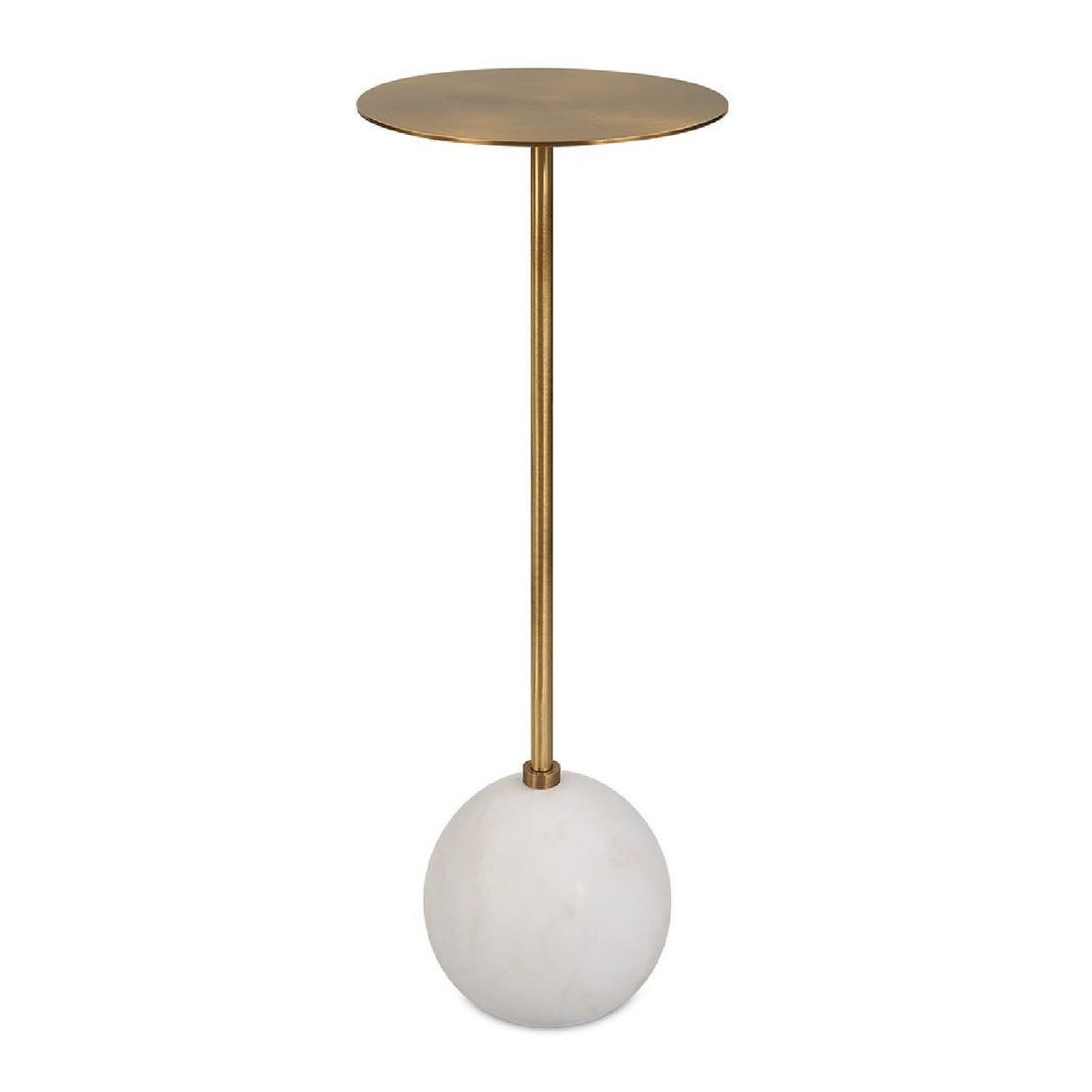   Gold Pedestal Drink Table | Oroa.com