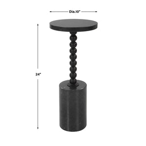   Black Marble Drink Table | Oroa.com