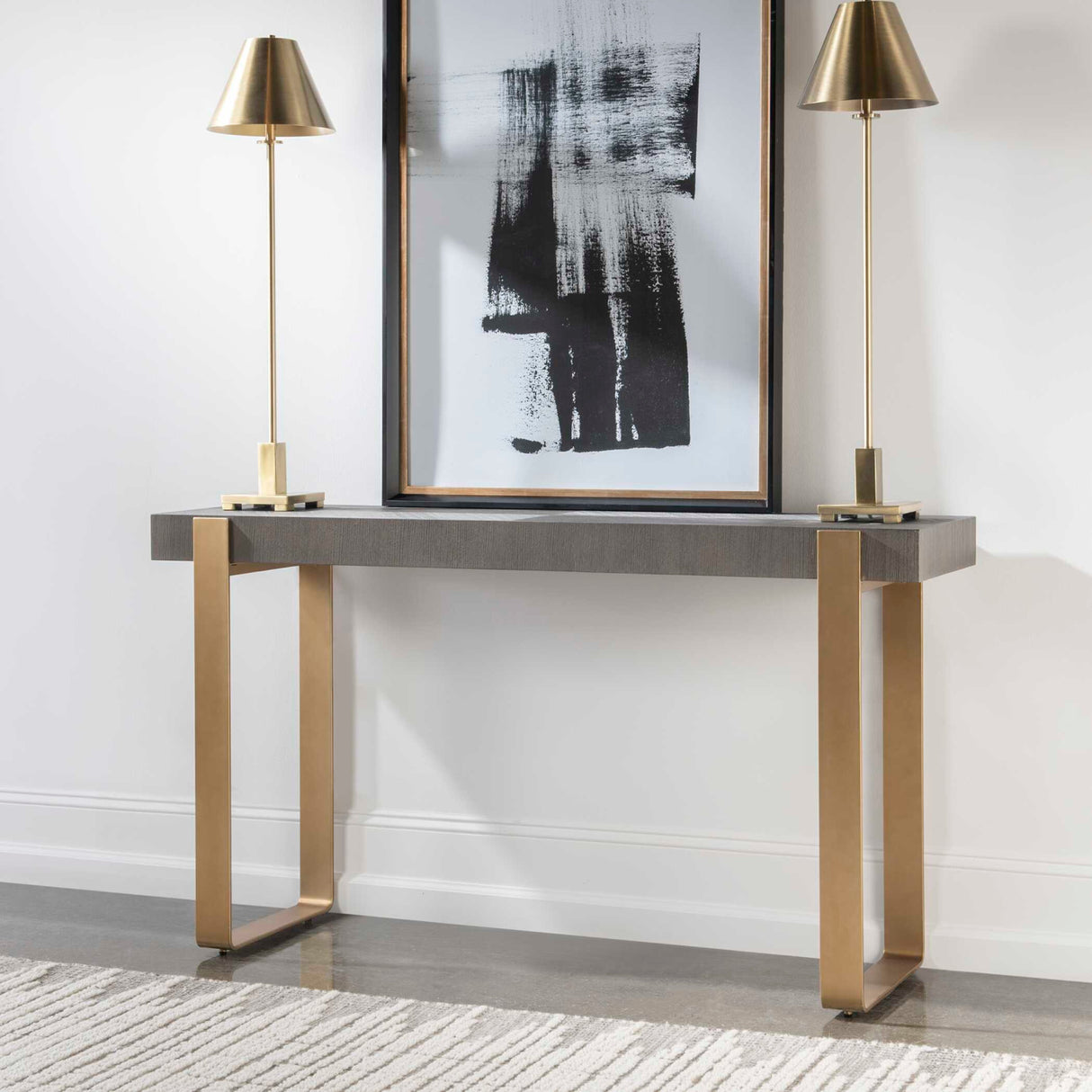   Modern European furniture - Gray Ash Console Table - www.oroa.com | Oroa.com