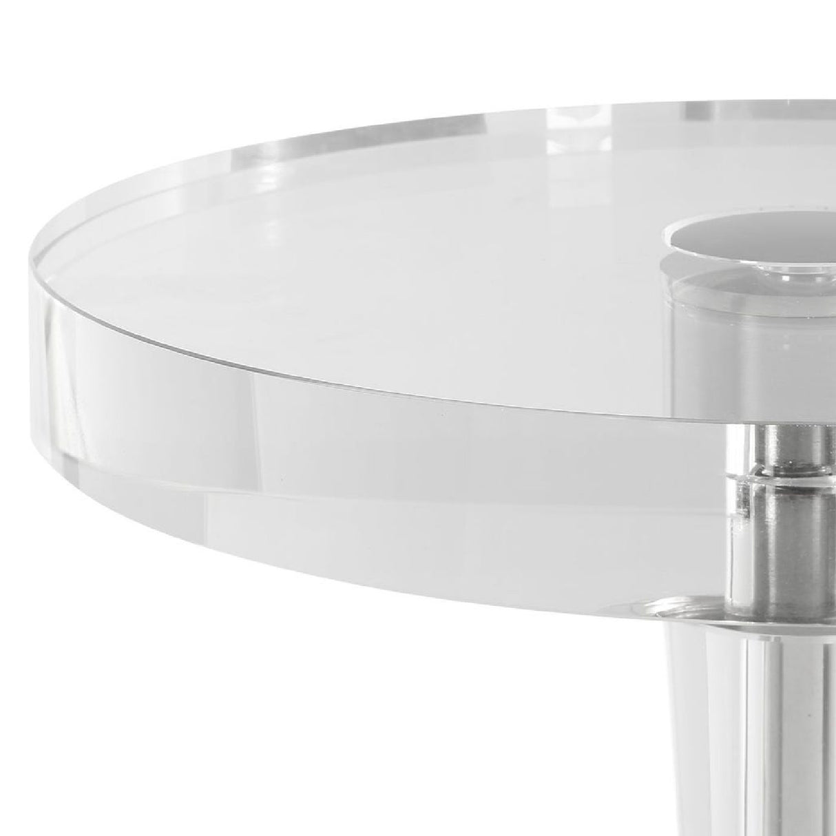   Crystal Pedestal Drink Table | Oroa.com