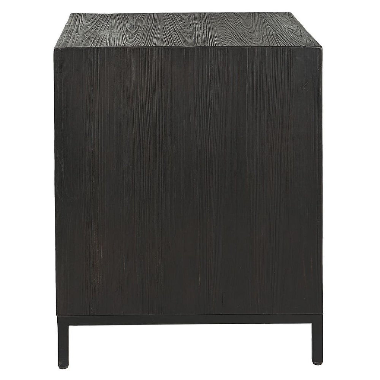   Modern European furniture - Black Wooden 1-Door Accent Cabinet - www.oroa.com | Oroa.com