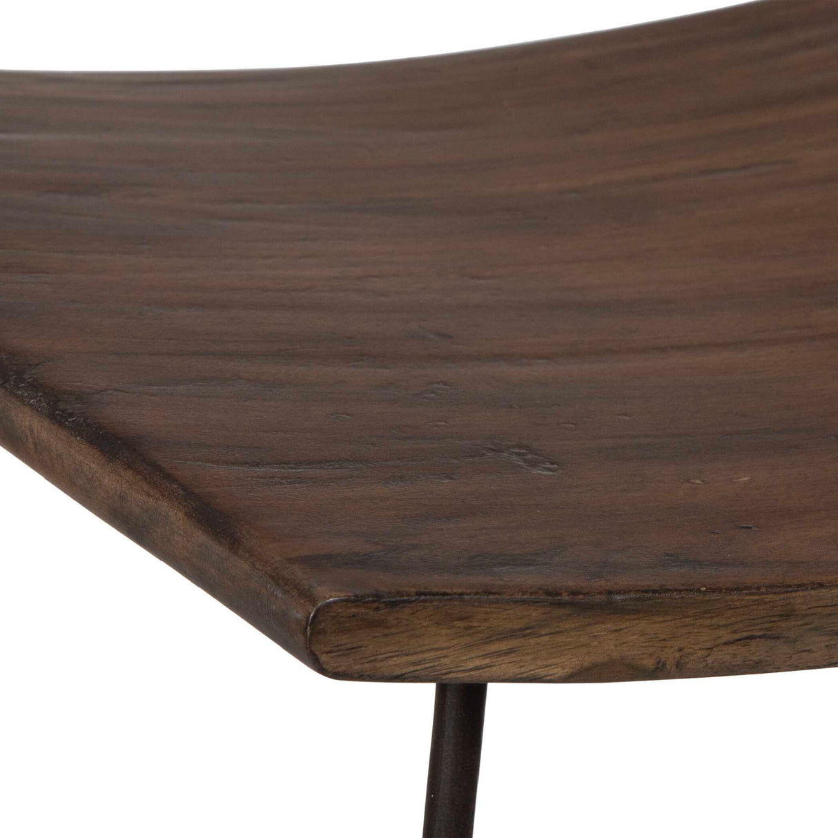   Modern European furniture - Solid Mango Scooped Counter Stool - www.oroa.com | Oroa.com
