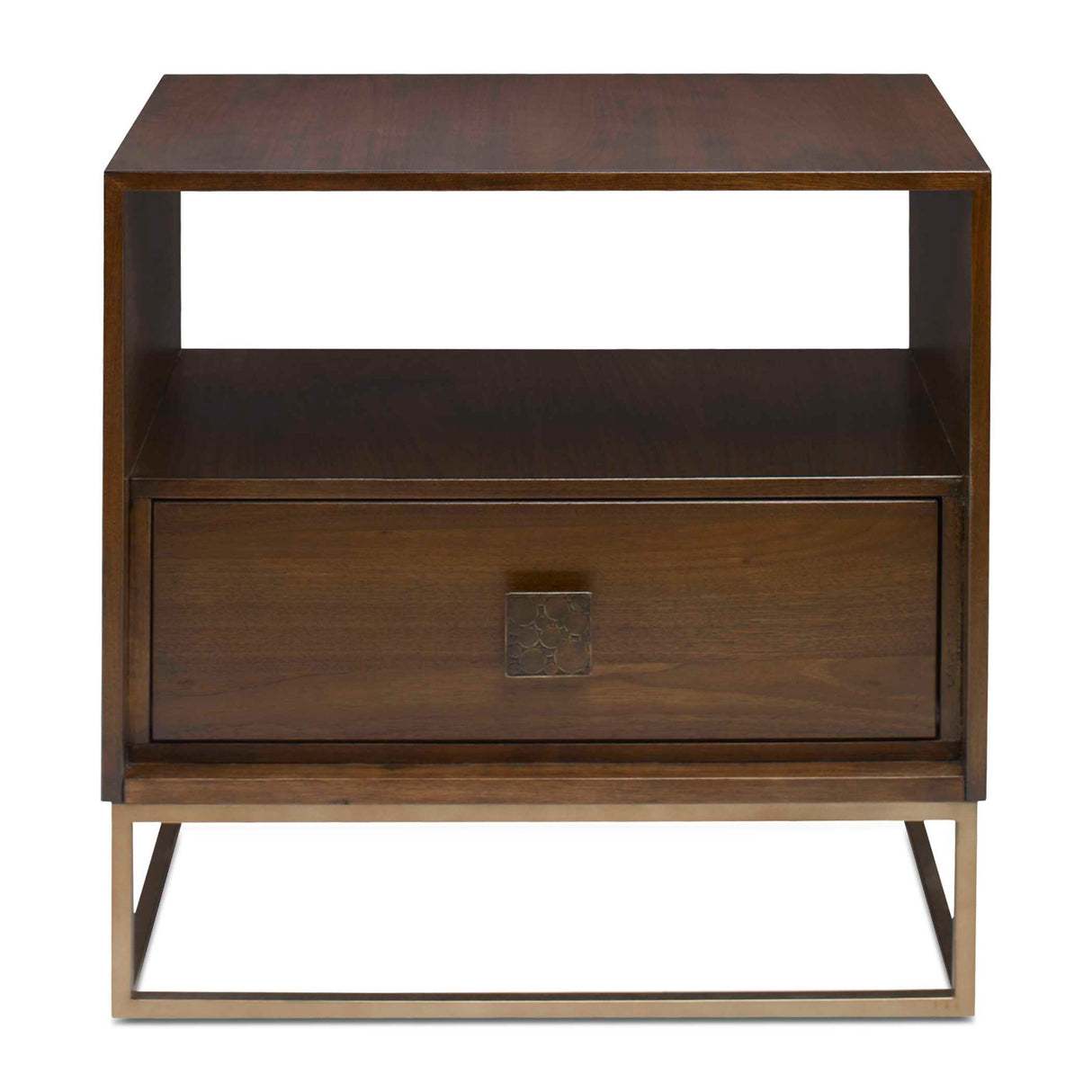   Wooden 1-Drawer Side Table | Oroa.com