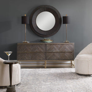   Modern European furniture - Oak Herringbone 2-Drawer Chest  - www.oroa.com | Oroa.com