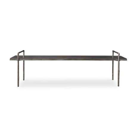   Modern European furniture - Gray Acacia Wood Bench - www.oroa.com | Oroa.com
