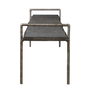   Modern European furniture - Gray Acacia Wood Bench - www.oroa.com | Oroa.com