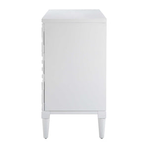   Geometric Carved 3-Drawer Chest | Oroa.com