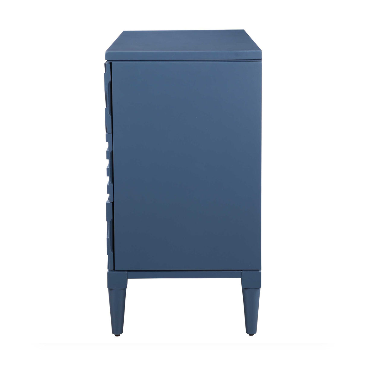   Geometric Carved 3-Drawer Chest | Oroa.com