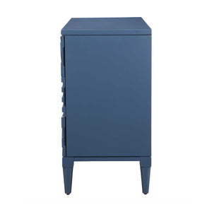   Geometric Carved 3-Drawer Chest | Oroa.com