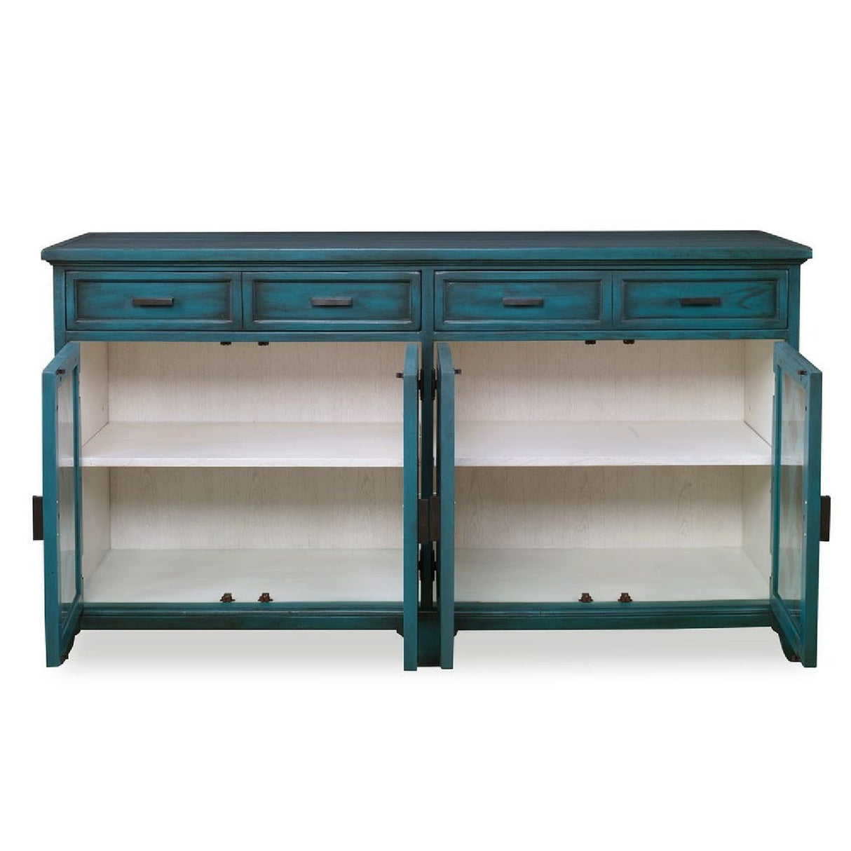   Modern European furniture - Green Wooden Cutouts Credenza - www.oroa.com | Oroa.com