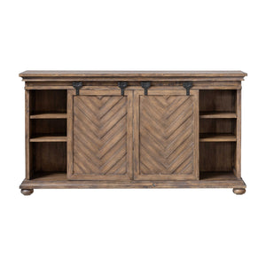   Modern European furniture - Wooden Chevron Media Console - www.oroa.com | Oroa.com