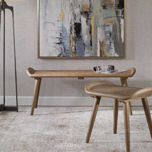   Modern European furniture - Woven Rattan Bench S - www.oroa.com | Oroa.com