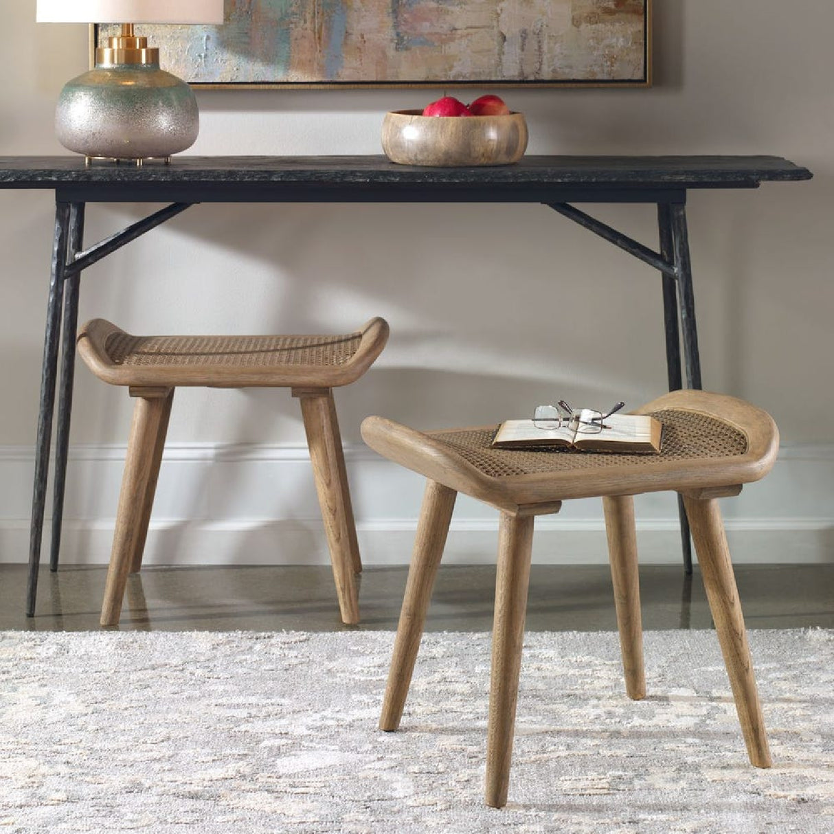   Modern European furniture - Woven Rattan Bench S - www.oroa.com | Oroa.com