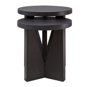   Modern European furniture - Black Mindi Nesting Tables (2) - www.oroa.com | Oroa.com