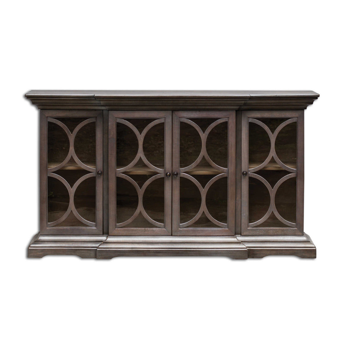   Modern European furniture - Open-Carved 4-Door Wooden Cabinet - www.oroa.com | Oroa.com
