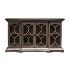   Modern European furniture - Open-Carved 4-Door Wooden Cabinet - www.oroa.com | Oroa.com