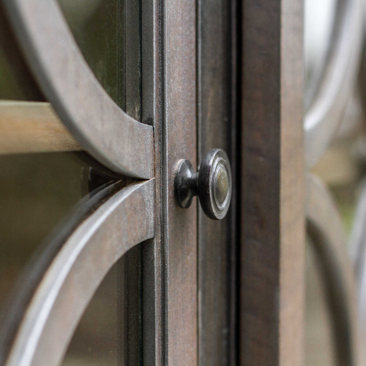   Modern European furniture - Open-Carved 4-Door Wooden Cabinet - www.oroa.com | Oroa.com
