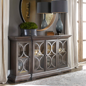  Modern European furniture - Open-Carved 4-Door Wooden Cabinet - www.oroa.com | Oroa.com