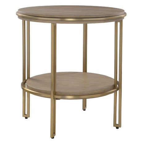   Modern European furniture - Brushed Brass Framed Side Table - www.oroa.com | Oroa.com