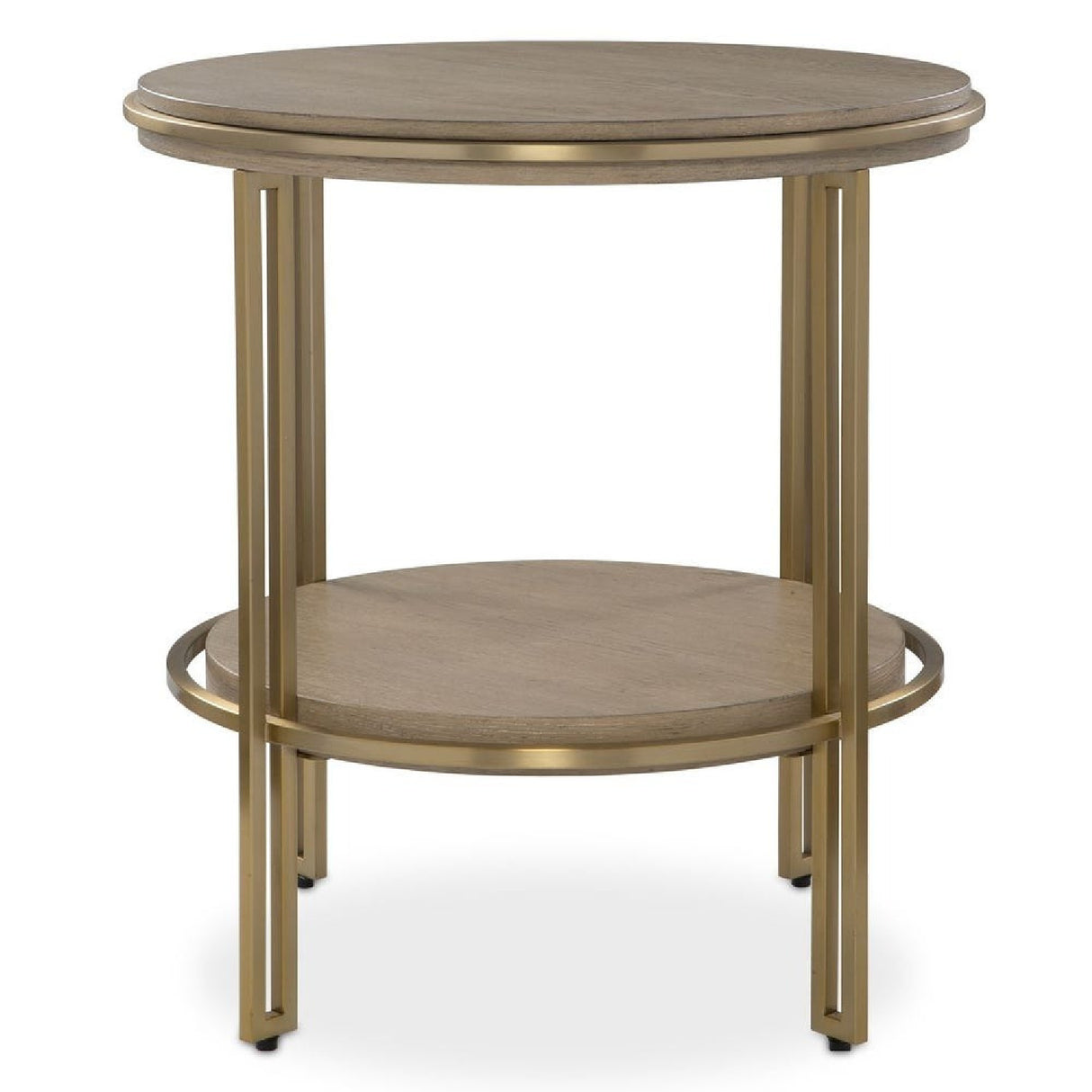   Modern European furniture - Brushed Brass Framed Side Table - www.oroa.com | Oroa.com