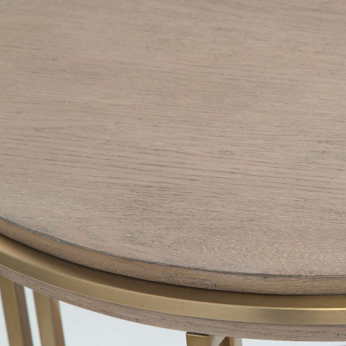   Modern European furniture - Brushed Brass Framed Side Table - www.oroa.com | Oroa.com