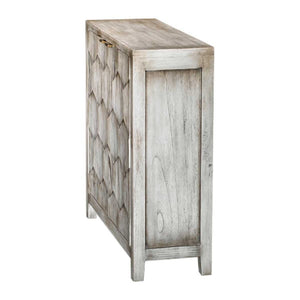   Modern European furniture - 2-Door Honeycomb Mahogany Cabinet - www.oroa.com | Oroa.com