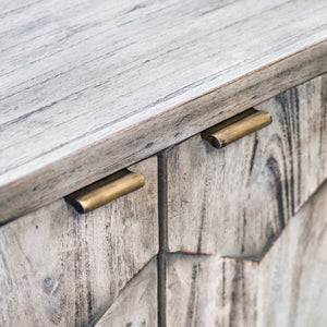   Modern European furniture - 2-Door Honeycomb Mahogany Cabinet - www.oroa.com | Oroa.com