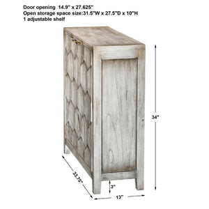   Modern European furniture - 2-Door Honeycomb Mahogany Cabinet - www.oroa.com | Oroa.com