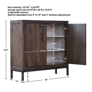   Modern European furniture - 2-Door Wooden Cabinet - www.oroa.com | Oroa.com