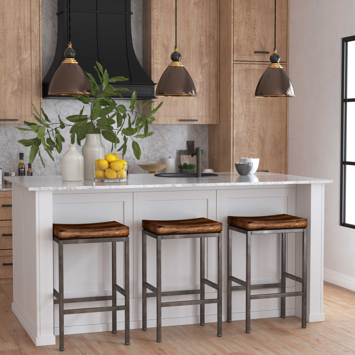   Modern European furniture - Solid Hardwood Bar Stool  - www.oroa.com | Oroa.com