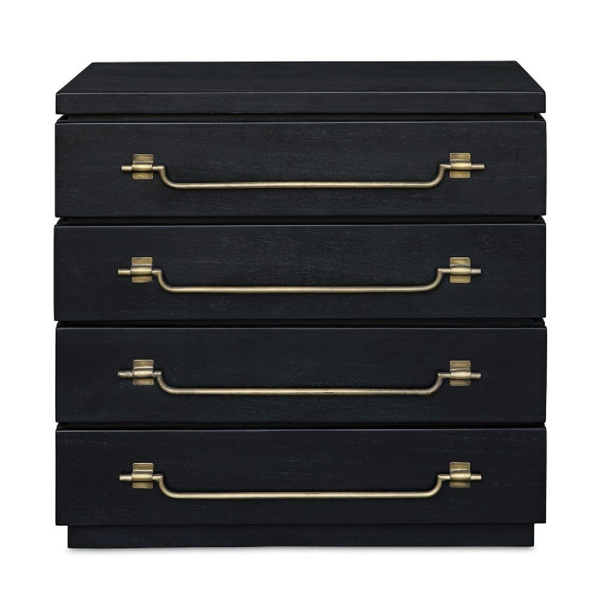   Modern European furniture - Black Mahogany 4-Drawer Accent Chest - www.oroa.com | Oroa.com